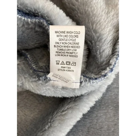 Koolaburra by UGG womens robe size XS soft fleece blue - Picture 5 of 7